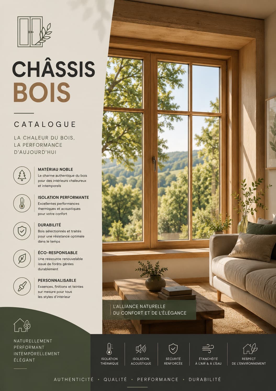 Couverture du catalogue Châssis Bois