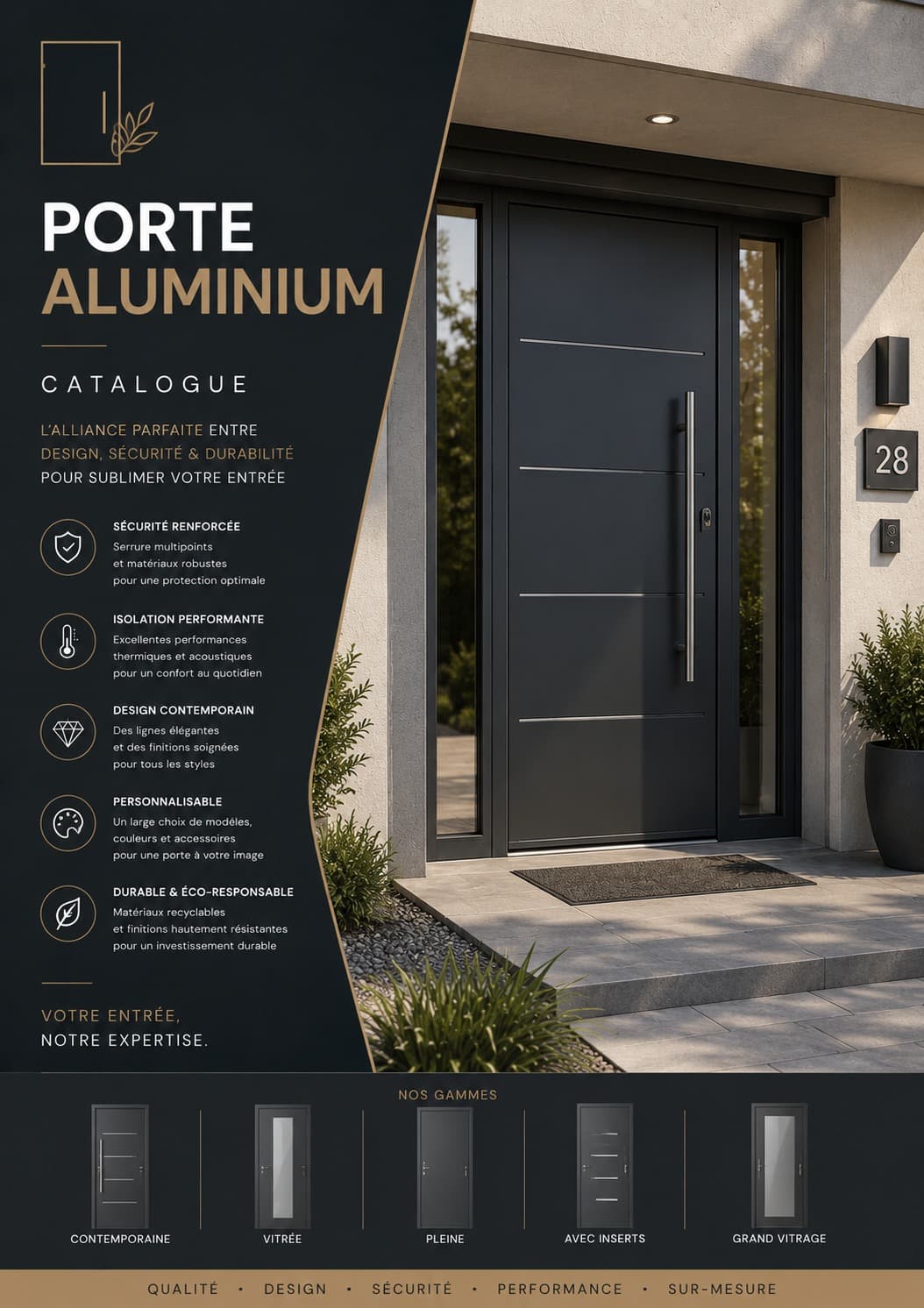 Couverture du catalogue Porte Aluminium