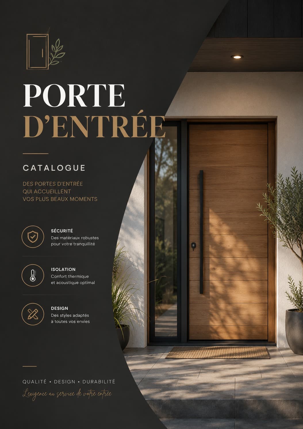 Couverture du catalogue Porte d'entrée